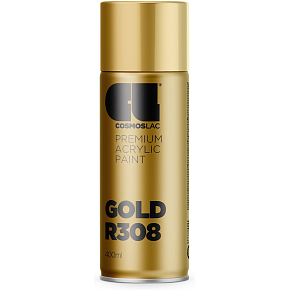 CL Cosmoslac dekoračný akrylátový sprej R308 zlatý 400 ml