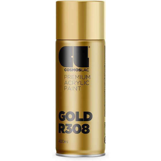 CL Cosmoslac dekoračný akrylátový sprej R308 zlatý 400 ml