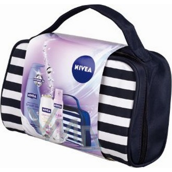 Nivea Kazdouble telové mlieko 400 ml + sprchový gél 250 ml + antiperspirant 150 ml + taška, pre ženy kozmetická sada