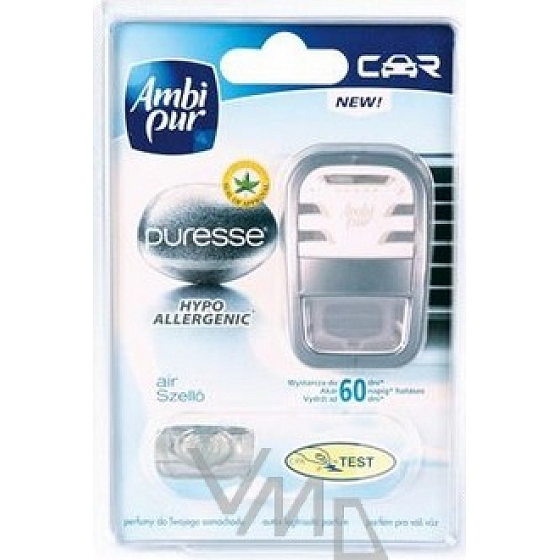 Ambi Pur Car Puresse Sensitive Air osviežovač vzduchu komplet s náplňou 7 ml