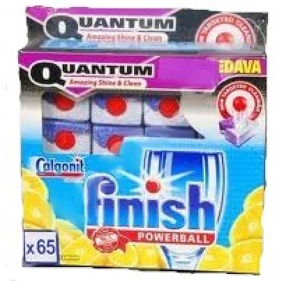 Calgonit Finish Quantum Lemon Sparkle tablety do umývačky 80 kusov