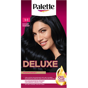 Palette Deluxe farba na vlasy Modročierny 1-1, 50 ml