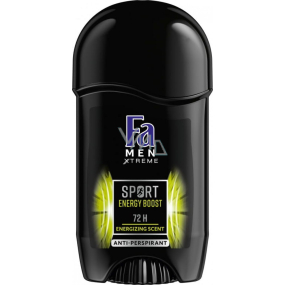 Fa Men Xtreme Sport Energy Boost 72h antiperspirant dezodorant stick pre mužov 50 ml