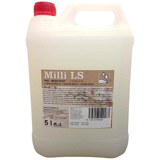 Milli Ls Med a Mandle s perleťou tekuté mydlo 5 l