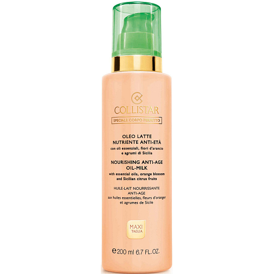 Collistar Nourishing Anti-Age Oil Milk vyživujúce olejové mlieko proti starnutiu 200 ml