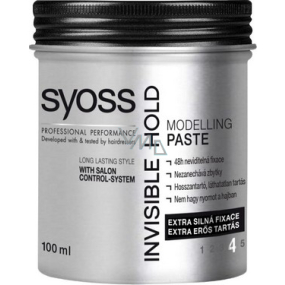 Syoss Invisible Hold Modelling Paste tvarujúci pasta na vlasy 100 ml