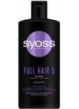 Syoss Full Hair 5 šampón na jemné vlasy bez objemu 440 ml