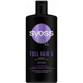 Syoss Full Hair 5 šampón na jemné vlasy bez objemu 440 ml