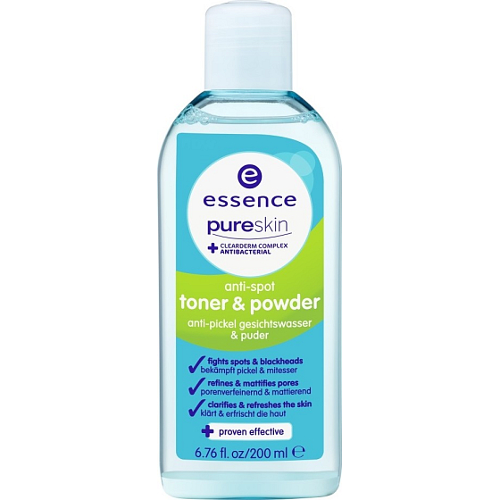 Essence Pure Skin Anti-Spot Toner & Powder tonic a púder 200 ml