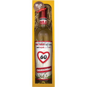 Bohemia Gifts Chardonnay Všetko najlepšie 60 biele darčekové víno 750 ml