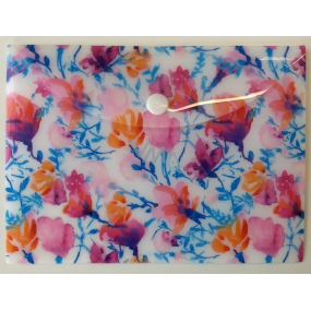 Albi Puzdro na dokumenty Akvarelové kvety B6 -125 × 176 mm