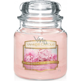 Yankee Candle Blush Bouquet - Ružová kytica vonná sviečka Classic strednej sklo 411 g