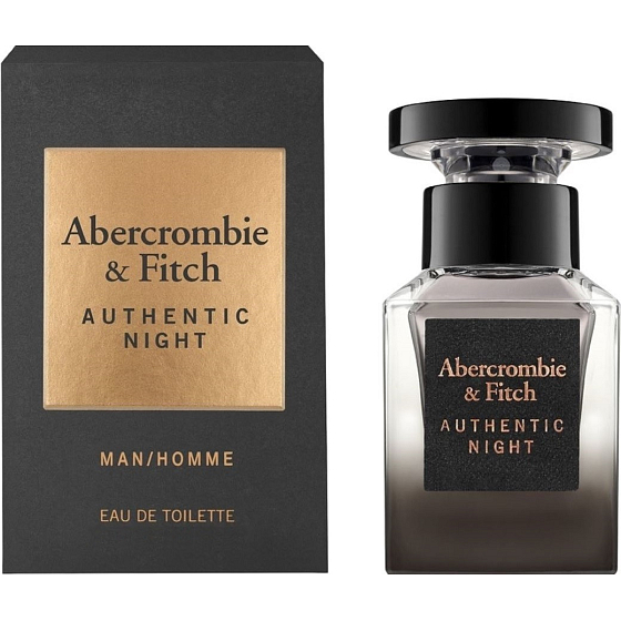 Abercrombie & Fitch Authentic Night Man toaletná voda pre mužov 15 ml