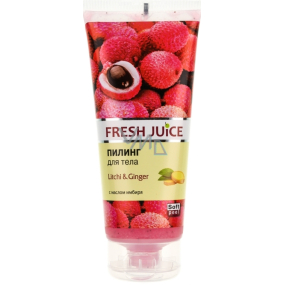 Fresh Juice Litchi & Zázvor telový peeling 200 ml