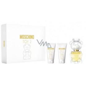 Moschino Toy 2 parfumovaná voda pre ženy 50 ml + telové mlieko 50 ml + sprchový gél 50 ml, darčeková sada pre ženy