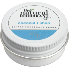 The Natural Deodorant Co. Jemný krémový dezodorant Coconut + Shea Butter Cream Deodorant 10 g