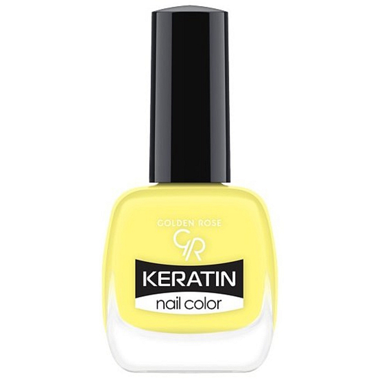 Golden Rose Keratin Nail Color 77 Yellow Color 10,5 ml