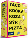 Albi Taco, mačka, koza, syr, pizza pozorovacia kartová hra odporúčaný vek 8+