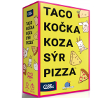 Albi Taco, mačka, koza, syr, pizza pozorovacia kartová hra odporúčaný vek 8+