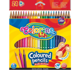 Colorino Pastelky trojuholníkové 24 farieb