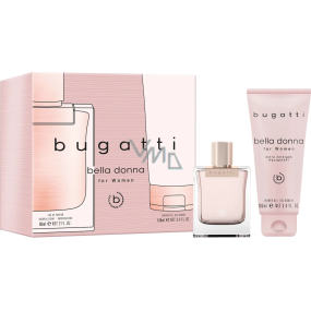 Bugatti Bella Donna parfumovaná voda 60 ml + sprchový gél 100 ml, darčeková sada pre ženy