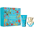 Versace Dylan Turquoise toaletná voda 30 ml + telový gél 50 ml, darčeková sada pre ženy