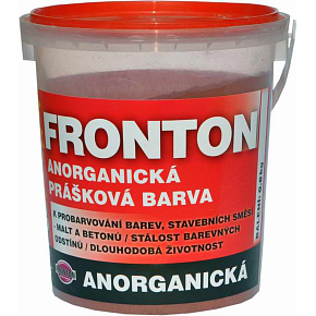 Fronton prášková farba do stavebných zmesí malt a betónov, 0847 tmavo červená, 800 g