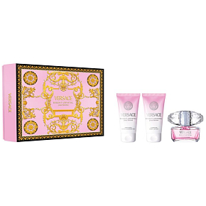 Versace Bright Crystal toaletná voda 50 ml + telové mlieko 50 ml + sprchový gél 50 ml, darčeková sada pre ženy