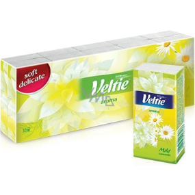 Veltie Aróma Mild Camomile hygienické vreckovky 10 kusov