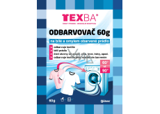 Texba Odstraňovač farby na biele a omylom zafarbené prádlo 60 g