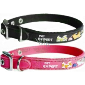 Pet Expert Premium Obojok pogumovaný podšitý zdobený 41 x 1,5 cm