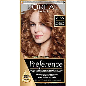 L'oreal Paris Préférence farba na vlasy, svetlý gaštan 6.35