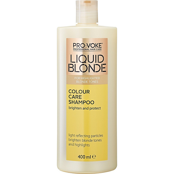 Pre: voke Liquid Blonde šampón na osvieženie a udržanie farby na melírované blond vlasy 400 ml