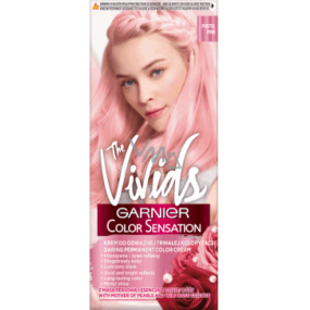 Garnier Color Sensation The Vivids intenzívny permanentný farbiace krém na vlasy 10.22 Pastelová ružová