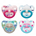 Nuk Classic Happy Days silikónové cumlík 6-18 mesiacov Box