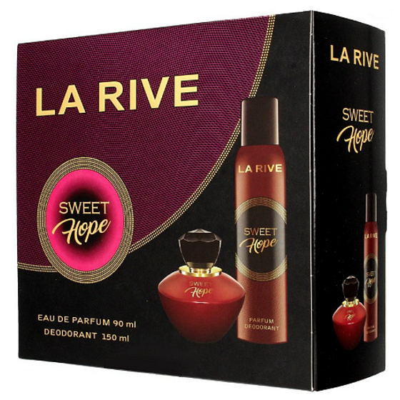 La Rive Sweet Hope toaletná voda pre ženy 90 ml + dezodorant sprej 150 ml, darčeková sada