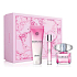 Versace Bright Crystal toaletná voda pre ženy 90 ml + sprchový gel 150 ml + toaletná voda 10 ml, darčeková sada