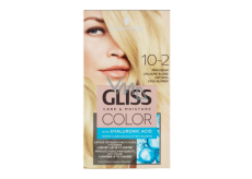 Schwarzkopf Gliss Color farba na vlasy 10-2 Prirodzená chladná blond 2 x 60 ml