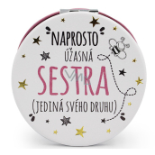 Nekupto Darčekové centrum Dvojité zrkadlo Amazing sister 7 cm