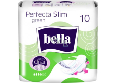 Bella Perfecta Slim Green ultratenké hygienické vložky s krídelkami 10 kusov