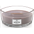 Woodwick Black Amber & Citrus - Čierna ambra a citrusy vonná sviečka s dreveným širokým knôtom a viečkom sklo loď 453 g