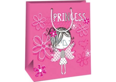 Ditipo Papierová darčeková taška 26,4 x 13,6 x 32,7 cm - ružová Princess