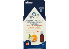 Glade Aromatherapy Cool Mist Diffuser Pure Happiness Pomaranč + Neroli esenciálny olej 17,4 ml