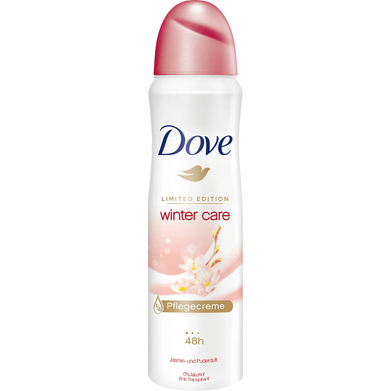 Dove Winter Care antiperspirant deodorant v spreji pre ženy 150 ml