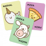 Albi Taco, mačka, koza, syr, pizza pozorovacia kartová hra odporúčaný vek 8+