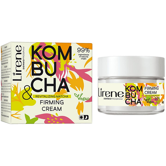 Lirene Kombucha & Revitalizing matcha spevňujúci krém 50 ml