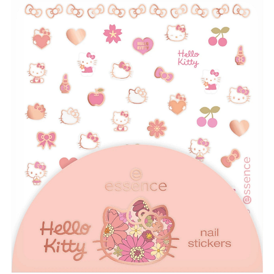 Essence Hello Kitty nálepky na nechty 01 Life's Better With Besties 63 ks