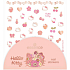 Essence Hello Kitty nálepky na nechty 01 Life's Better With Besties 63 ks