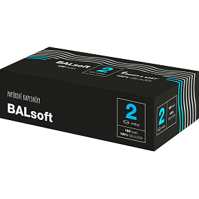 BALsoft 2vrstvové papierové vreckovky v krabici, 150 ks