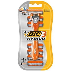 BIC 3 HYBRID PÁNSKY HOLIACÍ STROJČEK + 6 KS NH 4014 BIC 3 HYBRID PÁNSKY HOLIACÍ STROJČEK + 6 KS NH 4014
